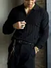 Suéter con solapa para hombre 2025 Otoño/Invierno Nuevo Ajuste Delgado Top de punto con media cremallera para hombre Versátil de manga larga Capa base de punto Moderno