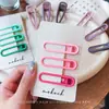 Pinzas para el pelo de niña, accesorios para el pelo de estilo coreano para mechones sueltos y flequillo, pinzas laterales de colores para el verano populares en redes sociales