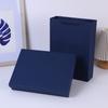 Caja de Regalo Caja Vacía Camisa Bufanda Álbum de Fotos Caja de Embalaje Cuadrada Azul Caja de Regalo de Negocios Simple Caja de Embalaje para Bufanda Grande