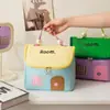 Bolsa de Maquiagem Pequena de Couro para Novo Produto Transfronteiriço Fofa Portátil Grande Capacidade Bolsa de Armazenamento com Divisórias Bolsa de Higiene Pessoal de Viagem para Mulheres