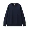 Sudadera de Algodón Pesado de Moda Ropa de Trabajo Holgada Cuello Redondo Manga Larga Ropa de Trabajo Uniforme de Grupo Uniforme de Clase Camisa Cultural con Logo Impreso