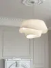 Casa French Chandelier Antiguo Medio Estilo Ins Nórdico Diseño de Tela Lámparas para Dormitorio Principal Lámparas de Dormitorio Lámparas Principales para Sala de Estar