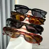 Gafas de sol para mujer, Gafas Ins de alta gama, Nuevas gafas GM marrones anti-UV, Modelo de celebridad de Internet Y2K, Montura cuadrada transfronteriza