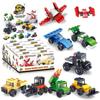 Juguetes de Bloques de Construcción Mini de Ensamblaje Ciudad Bomberos Coche de Carreras Bloques Pequeños Partículas Pequeñas Juguete Educativo para Niños Coche