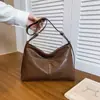 Bolsa Saco de Ombro Único para Mulheres 2025 Outono Nova Moda Bolsa Tote Transversal de Grande Capacidade Bolsa de Axila de Nicho Coreano
