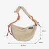 Bolso bandolera de marca de moda, bolso de hombro informal para hombre, bolso deportivo tipo dumpling, bolso de mano de gran capacidad para mujer, bolso de viaje.