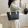 Bolso Tote Grande para Mujer, Versátil y Adecuado para Desplazamientos, Bolso de Hombro de Moda a Cuadros Estilo Ins 2023, Bolso de Mano Estilo Ins