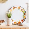Varias plantas y flores, hojas, girasoles, flores, pegatinas de espejo, pegatinas de pared, fondo para el hogar, pegatinas decorativas de pared, autoadhesivas