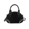 Bolso Cruzado de Hombro Único para Mujer, Color Sólido, Simple, Retro, de Alta Gama Vintage, Tendencia 2026