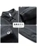 Chaqueta para Hombre 2026 Primavera y Otoño Casual Estilo Old Money Juventud Color Sólido Lino Camisa Cardigan Abrigo Holgado Moderno