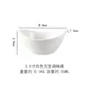 Platillos de Cerámica Personalizados para Salsa Transfronterizos de Amazon, Platillos Creativos con Forma de Lingote, Platillos Redondos para Snacks y Hot Pot, Platillos Cuadrados para Condimentos