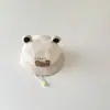 Chapéu de bebê coreano, novo estilo de verão, chapéu de pescador fofo com proteção solar, chapéu bucket infantil para proteção solar, chapéu de sol infantil