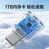 Adaptador OTG de aleación de zinc en stock para lector de tarjetas Apple, convertidor de tarjeta de memoria TF 3.0 para computadora tipo C