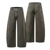 Pantalones Casuales de Corte Curvo Grande para Hombre, Estilo Unisex, Marca de Moda, Cómodos y a la Moda, Algodón de Peso Pesado, Otoño/Invierno 2026