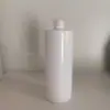 Frasco Plástico de Loção de Ombro Plano 500ml, Frasco com Tampa de Rosca, Frasco Plástico com Tampa de Rosca, Frasco de Água Floral Hidrossol Frasco de Teste Vazio