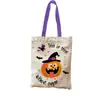 Bolsa de Lona Halloween Transfronteiriça Bruxa Fantasma Festival Festa Jardim de Infância Saco de Doces Presente Shopping de Presentes Saco de Embalagem