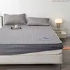 Categoría a Grado Materno e Infantil Set de Tres Piezas de Colchoneta de Látex de Seda de Hielo Verano Sábana Ajustable Dormitorio Estudiante Colchoneta Acondicionada Transpirable