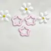 Adesivo de Tecido Dupla Face Estrela de Cinco Pontas Vazada Sapatos Secundários Roupas Bolsa Joias Diy Acessórios Decorativos Material