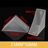 Protectores de Esquina de Plástico Ecológico en Ángulo Recto para Azulejos, Vidrio, Marcos de Fotos, Placas de Roca, Muebles, Empaques Transparentes, Protectores de Esquina Blancos