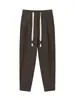 Pantalones casuales para hombre para el trayecto de verano, pantalones rectos holgados, pantalones versátiles de moda estilo Hong Kong, fluidos, corte ceñido