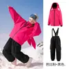 Conjunto Novo de Macacão de Esqui Impermeável 3L Totalmente Selado Macacão de Snowboard Infantil Conjunto para Meninos de Prancha Dupla Jaqueta e Calça de Esqui para Meninas