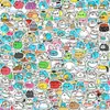110 Folhas Gato Gato Inseto Karbo Temporada 1 Mini Diário Adesivos. Decoração Criativa de Celular Diário Adesivos Transfronteiriço