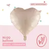 Nuevos Globos de Papel de Aluminio en Forma de Corazón de 18 Pulgadas 2026 para Decoración de Bodas, Promoción del Día de San Valentín y Año Nuevo