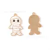Acessórios de Liga para DIY de Morcego Halloween Abóbora Pingente Esmaltado Casa Assombrada Múmia Chaveiro de Liga