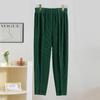 Calça Casual Plissada Feminina 2022 Outono e Inverno Nova Moda Alta Qualidade Elástico Cintura Elástica Calça Reta Drapeada Solta