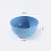 Tigela de Palha de Trigo 15cm Dormitório Estudante Tigela Grande Tigela para Sopa Tigela para Salada Plástico PP Tigela Grande para Macarrão Instantâneo Atacado