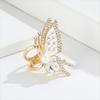 Broche de Lenço Borboleta Fashion, Criativo, Inteligente e Elegante, Exquisito Estilo Pequeno Fragrância de Luxo Leve, Broche de Lenço Incrustado de Pérolas Atacado