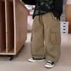 Zona de Oferta Especial Primavera y Otoño [Pantalones 1] Beneficios de Remate de Ropa Infantil Pantalones Largos para Niños Jeans Pantalones Cargo