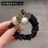 Elásticos de Cabelo Versáteis de Pérola Coreanos e Japoneses Elásticos de Alta Elasticidade para Mulheres Moda Leve Luxo Elásticos para Coque com Strass Novos Elásticos Elásticos