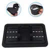 Suporte de celular para painel de carro de silicone suporte de carro tapete antiderrapante para console central suporte de navegação suporte de mesa para celular preguiçoso