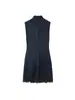 Exportación Europea y Americana Transfronteriza 2025 Nueva Ropa de Mujer Otoño e Invierno Vestido Elegante de Cintura Definida y Dobladillo con Estilo con Encaje