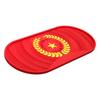 Alfombrilla antideslizante para coche, adornos para coche, alfombrilla para guardar el teléfono móvil, panel de instrumentos de control central, protector solar, estrella de cinco puntas de alta temperatura