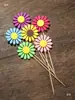 Palillos para Cócteles Creativos Palillos de Flor Decorativos Tenedores Desechables para Frutas Brochetas de Bambú Palillos de Fruta Tenedores Palillos para Frutas