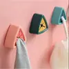 Porta-toallas sin taladro, soporte para paños de cocina y de cocina, estante de almacenamiento creativo, porta-toallas triangular adhesivo