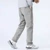 Nueva Chaqueta de Softshell Otoñal Pantalones Unisex Logo Triangular Pantalones Casuales Ajustados Rectos Pantalones de Trabajo