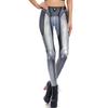 2024 outono e inverno europeu e americano nova impressão digital stretch collants moda feminina calças skinny