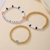 Explosiones Transfronterizas Balón 3 Pulsera Creativa Joker Fútbol Baloncesto Béisbol Cuentas con Letras Joyería de Cuentas de Cerámica Suave