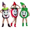 Fantasias de Performance para Crianças de Jardim de Infância Fantasias de Frutas Cosplay Uva Melancia Pêssego Laranja Fantasias de Personagens para Peças de Teatro