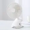 Ventilador Elétrico Mini Dormitório Estudantil Cama Pequeno Portátil Escritório Doméstico Ventilador Elétrico Lado da Cama Silencioso Ventilador de Mesa com Clipe