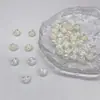 Pétalas de Rosa Brancas Dupla Face Pérola Imitação Material para Bolsa de Contas Gancho para Bolsa Material para Joias Venda por Atacado