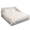 Capa de poeira extra grossa para sofá, capa completa com punhos elásticos, capa de cama para decoração de casa, proteção contra poeira para móveis de dormitório
