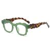 Nuevas gafas de sol personalizadas para mujer, gafas de sol decorativas onduladas para fiesta transfronteriza, montura de gafas cóncava europea y americana para pasarela