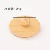Caja de Almacenamiento Transparente de Plástico Tapa de Bambú Hogar Cocina Baño Almacenamiento de Joyería Múltiples Tamaños Tapa de Madera Tapa para Almacenamiento de Medicinas