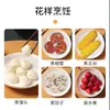Plato Nuevo Simple para Cocinar al Vapor con Múltiples Agujeros, Plato Redondo Creativo para Dumplings para el Hogar, Plato Escurridor para Frutas y Verduras, Plato Creativo al por Mayor