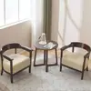 Usado casa de chá vento loja de chá com leite sofá individual cadeira B&B hotel cadeira de lazer mesa e cadeiras de café cadeira de lazer de varanda