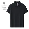 Nueva camisa polo de manga corta de 165 g para hombre, con cremallera, de secado rápido, protectora contra rayos UV, adecuada para uso exterior de negocios y corporativo, personalizable con logo